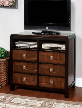 CM7152TV Patra TV Stand in Acacia & Walnut [FATV-CM7152TV Patra]