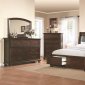 200830 Hannah Bedroom in Brown Cherry by Coaster w/Options