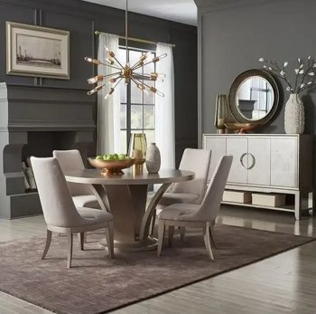 Montage Dining Table 849-T5454 in Platinum by Liberty w/Options [SFLTDS-849-T5454 Montage]