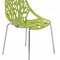 Asbury Set of 4 Dining Chairs AC16G in Green by LeisureMod