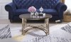 Novus Coffee Table 3Pc Set 80990 by Acme in Walnut & Champagne