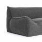 Bevan Sofa in Dark Grey Fabric by VIG