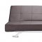 Contemporary Convertible Sofa Bed in Espresso Leatherette