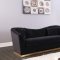 Arabella Sofa 617 in Black Velvet Fabric by Meridian w/Options