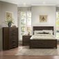 Bowers Bedroom 5Pc Set 1952 in Rustic Brown w/Options