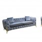 LCL-020 Sofa & Loveseat Set in Gray Velvet