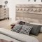 Elaina Bedroom Set CM7898 in Beige & Espresso by FOA w/Options