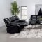 Camila Motion Sofa & Loveseat 610244 Black by Coaster w/Options