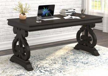 Iron Creek Writing Desk 804521 in Coffee by Coaster [CROD-804521-Iron Creek]