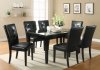 Newbridge Dining Set 7Pc 103621 by Coaster w/Faux Marble Top