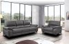 2934 Power Reclining Sofa in Dark Gray Leather by ESF w/Options