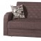 Verona Aristo Burgundy Loveseat Convertible - Istikbal w/Options