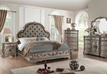 Northville Bedroom 26930 in Antique Silver by Acme [AMBS-26930-Northville]