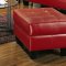 Samuel Sofa & Loveseat Set 501831 Red Leatherette by Coaster