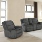 Jennings Power Motion Sofa 610254P in Charcoal by Coaster