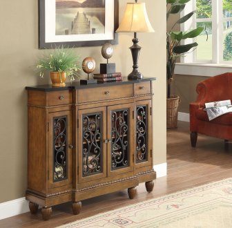 Vidi Console 90108 in Oak Finish by Acme