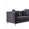 UFM802 Sofa in Grey Velvet Fabric by Global w/Options