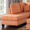 F6506 Sectional Sofa in Citrus Fabric by Boss w/ Ottoman