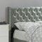 F9373 Bedroom Set by Boss w/Silver Faux Leather Upholstered Bed