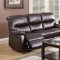 7282 Reclining Sofa in Espresso Faux Leather w/Options