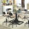 Killick Dining Table CM3374T in Black w/Adj. Height & Options