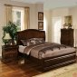 CM7503 Brunswick Bedroom in Dark Walnut w/Platform Bed & Options