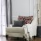 Viscontti Sofa SM2206 in Ivory Fabric w/Options