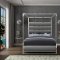 Encore Bed in Grey Faux Leather by Meridian w/Options