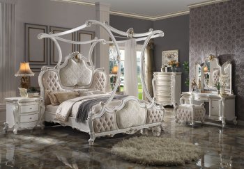 Picardy Bedroom 28207 in Antique Pearl by Acme w/Options [AMBS-28207 Picardy]