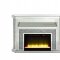 Noralie Fireplace w/LED AC00508 in Mirrored by Acme