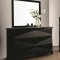 Karolina 203671 Bedroom in Black by Coaster w/Options