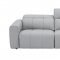 Prescott Power Motion Sofa Light Gray Leather by J&M w/Options