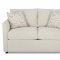 Atlanta Sofa in Pearl Fabric by Klaussner w/Options