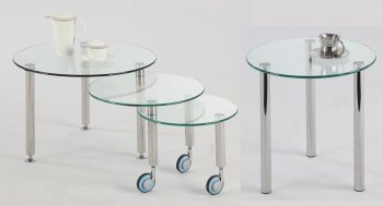 3219 Coffee Table & 2 End Tables Set by Chintaly [CYCT-3129]