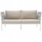 Harmony EEI-2621 5Pc Outdoor Patio Aluminum Sectional Sofa Set