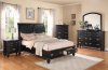 202941 Lady Valerie Bedroom by Coaster in Black w/Options