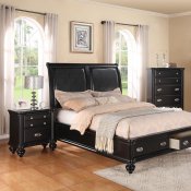 202941 Lady Valerie Bedroom by Coaster in Black w/Options