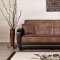 Mocha Fabric Modern Two-Tone Living Room w/Sleeper Sofa