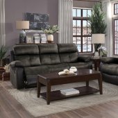 Acadia Motion Sofa 9801BR in Brown by Homelegance w/Options