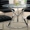 Livada I CM3170RT-BK 5Pc Dinette Set of Round Table & 4 Chairs