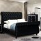 Noella Bedroom CM7128 in Black Flannelette w/Options