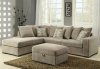 Olsen Sectional Sofa 500044 in Taupe Fabric by Coaster