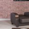 Euro Moda Sofa Bed in Brown Leatherette by Casamode w/Options