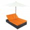 Arrival Outdoor Dual Chaise Choice of Color by Modway