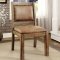 Colette CM3562T/CM3829RA Dining Table in Rustic Oak w/Options