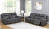 Wixom Power Sofa 603514PP in Charcoal by Coaster w/Options