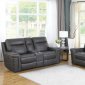 Wixom Power Sofa 603514PP in Charcoal by Coaster w/Options