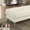 F6977 Sectional Sofa in White Bonded Leather by Boss w/Options