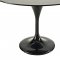 Lippa 36" Marble Table in Black by Modway