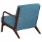 Foster Accent Chair Set of 2 902272 in Blue Fabric by Coaster